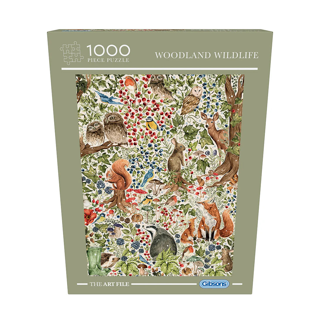 Woodland Wildlife Jigsaw - 1000 Pieces