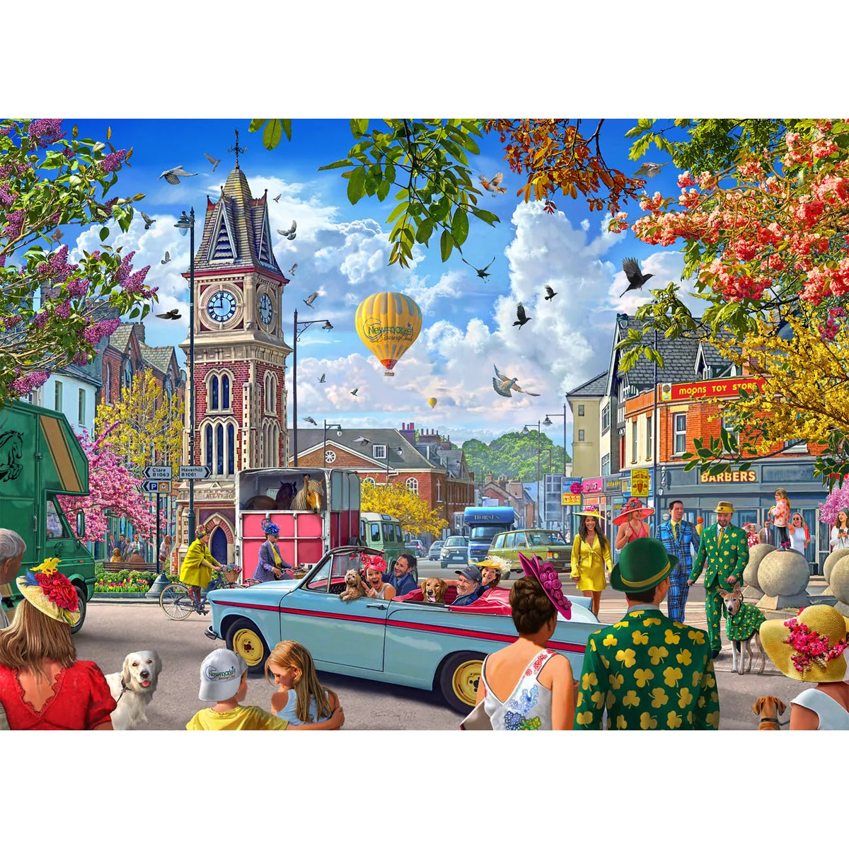 Off To The Races At Newmarket Jigsaw - 1000 Pieces