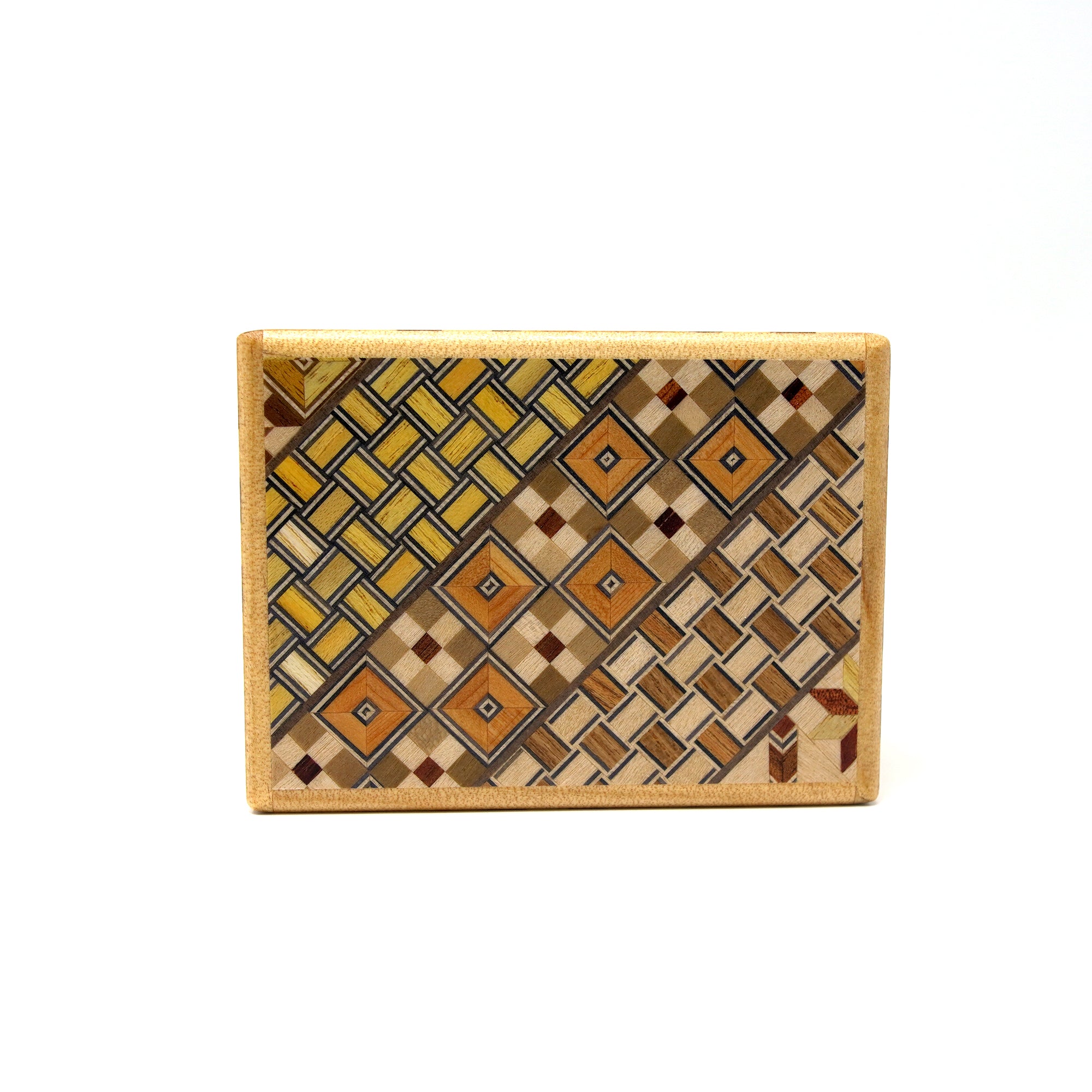 Japanese Puzzle Box - 3 Sun 18 Steps - Yosegi/ Ichimatsu