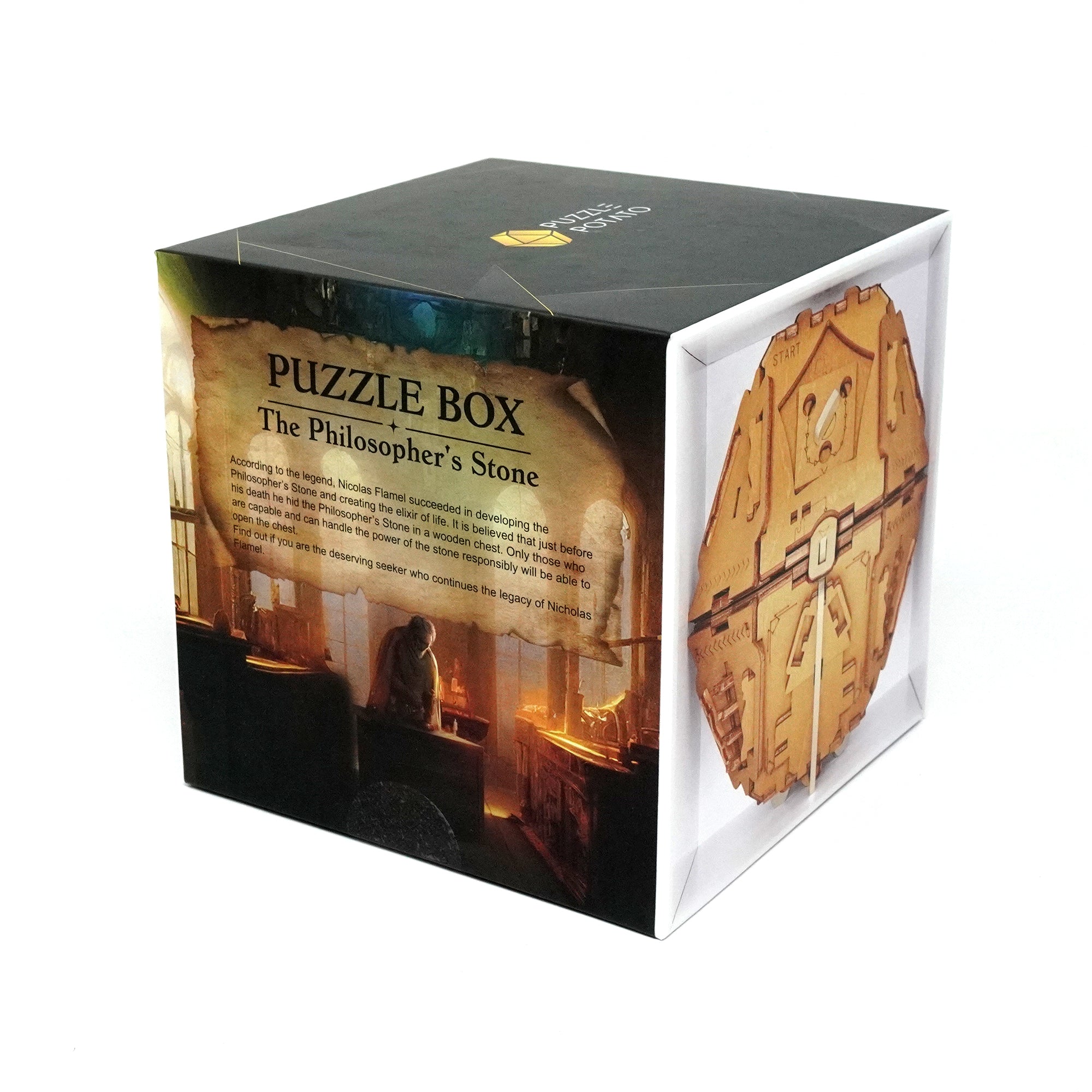 Philosopher's Stone Puzzle Box - Metal