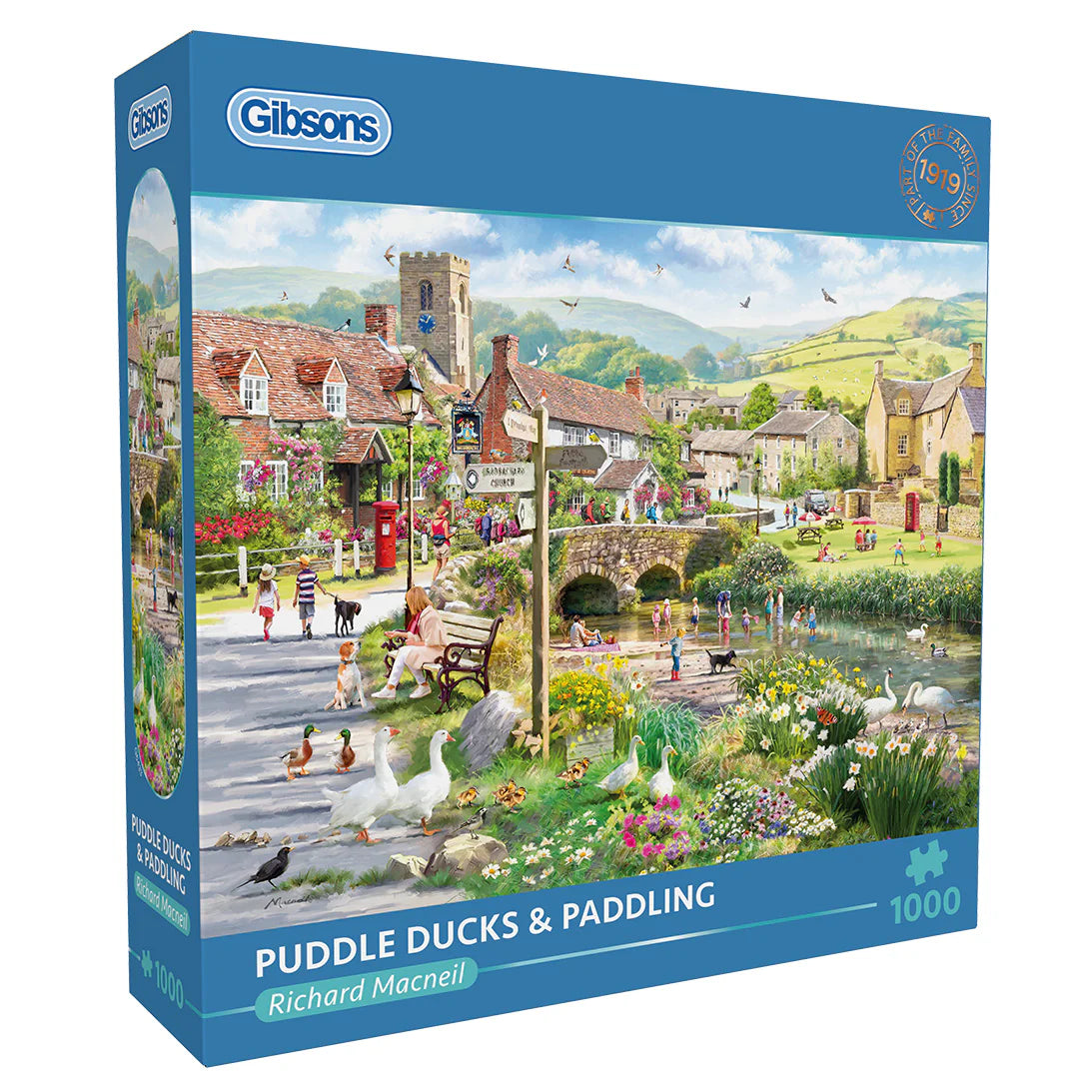 Puddle Ducks And Paddling Jigsaw - 1000 Pieces