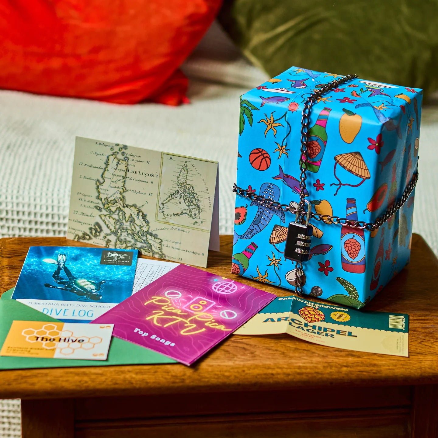 Padlock'd Philippines - Puzzle Gift Wrap