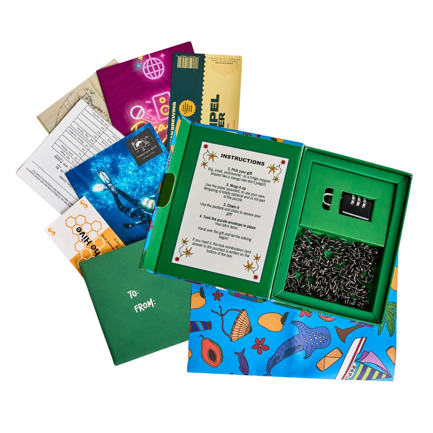 Padlock'd Philippines - Puzzle Gift Wrap