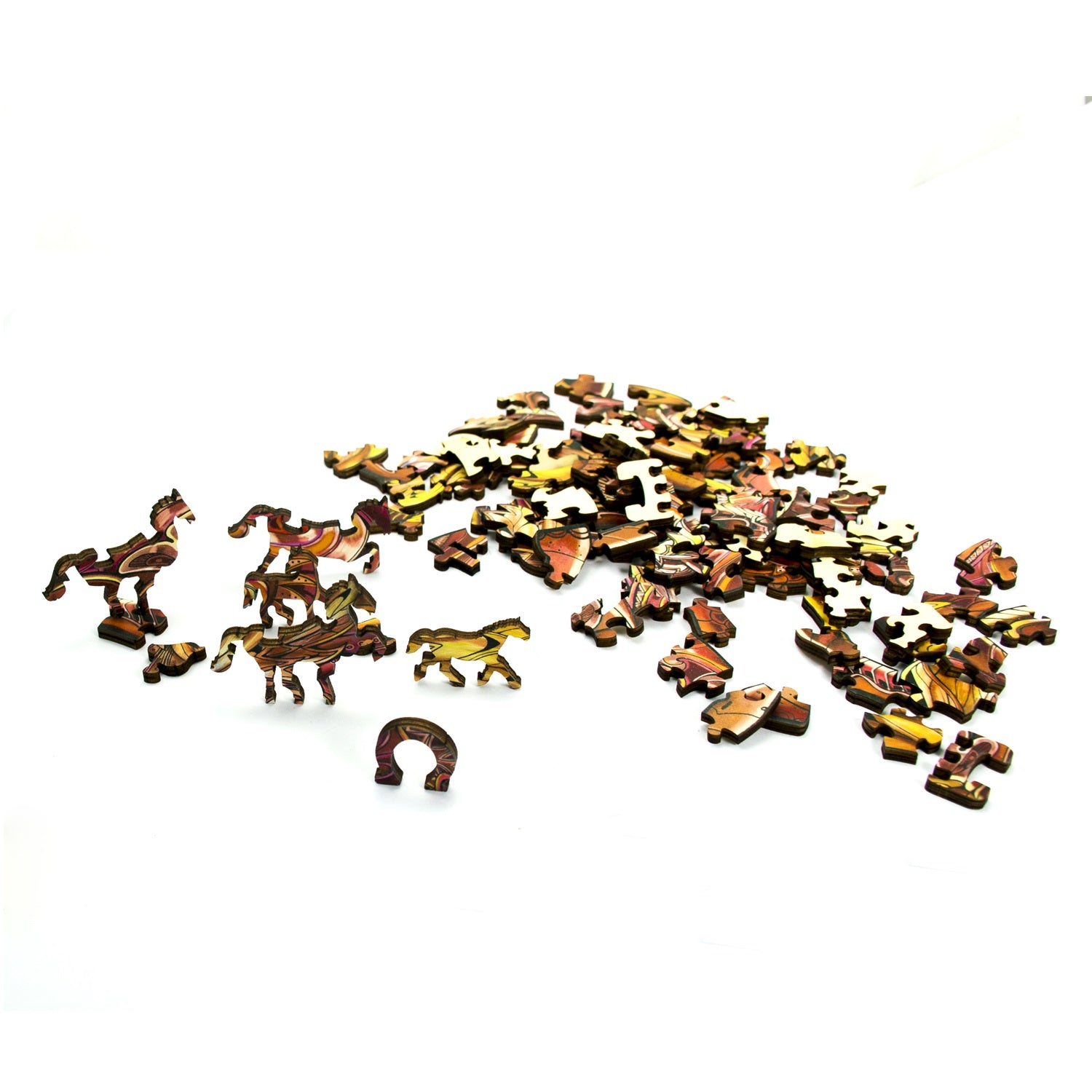 Rainbow Wooden Jigsaw - Wild Horse - 103 Pieces