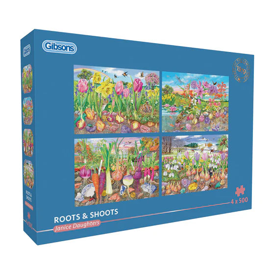 Roots and Shoots Jigsaws - 4 x 500 Pieces