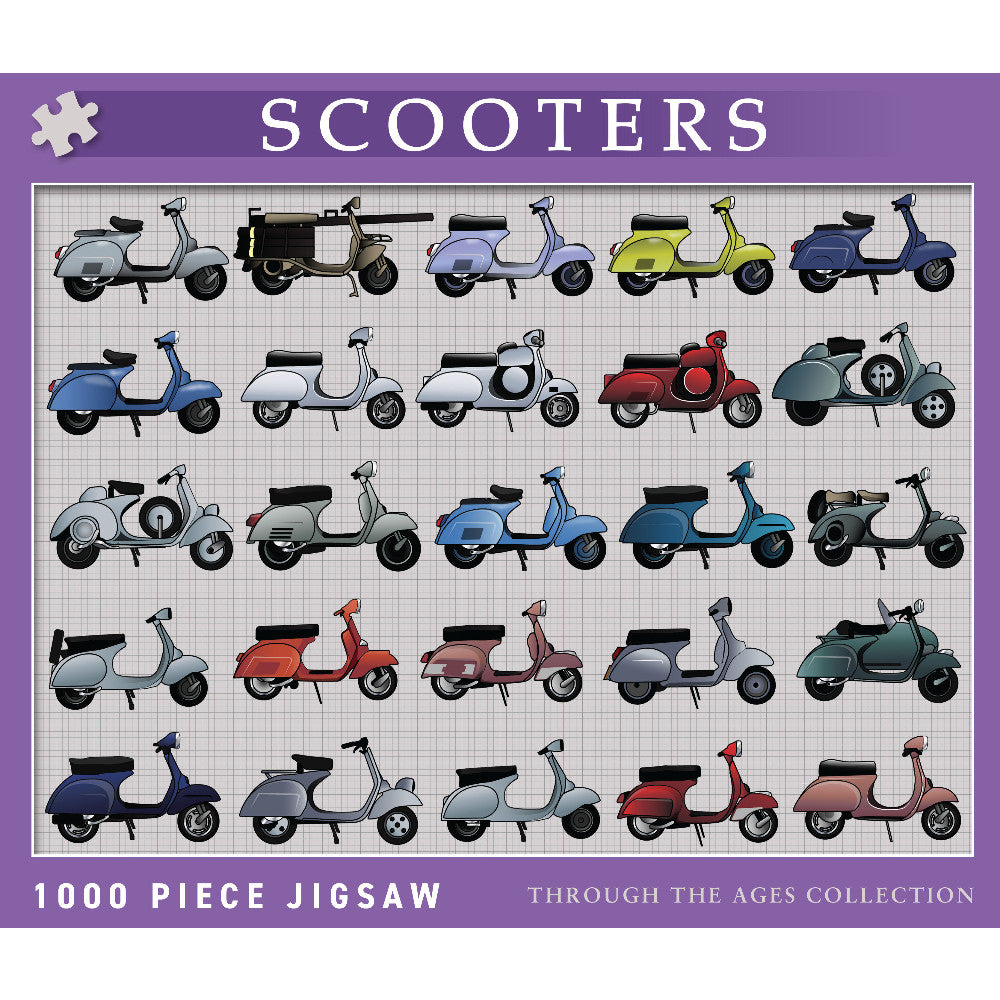 Scooters Jigsaw - 1000 Pieces