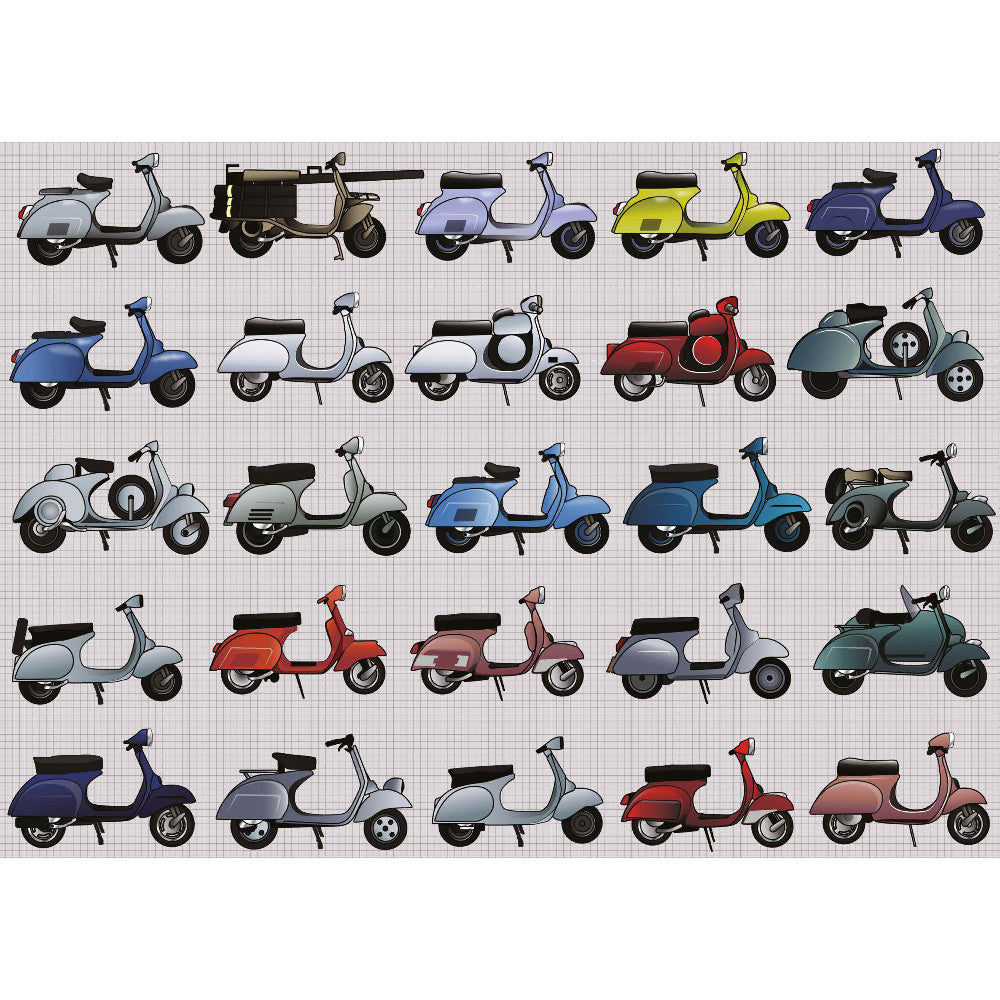 Scooters Jigsaw - 1000 Pieces