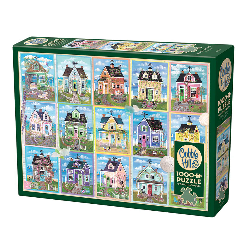Seaside Cottages Jigsaw - 1000 Pieces