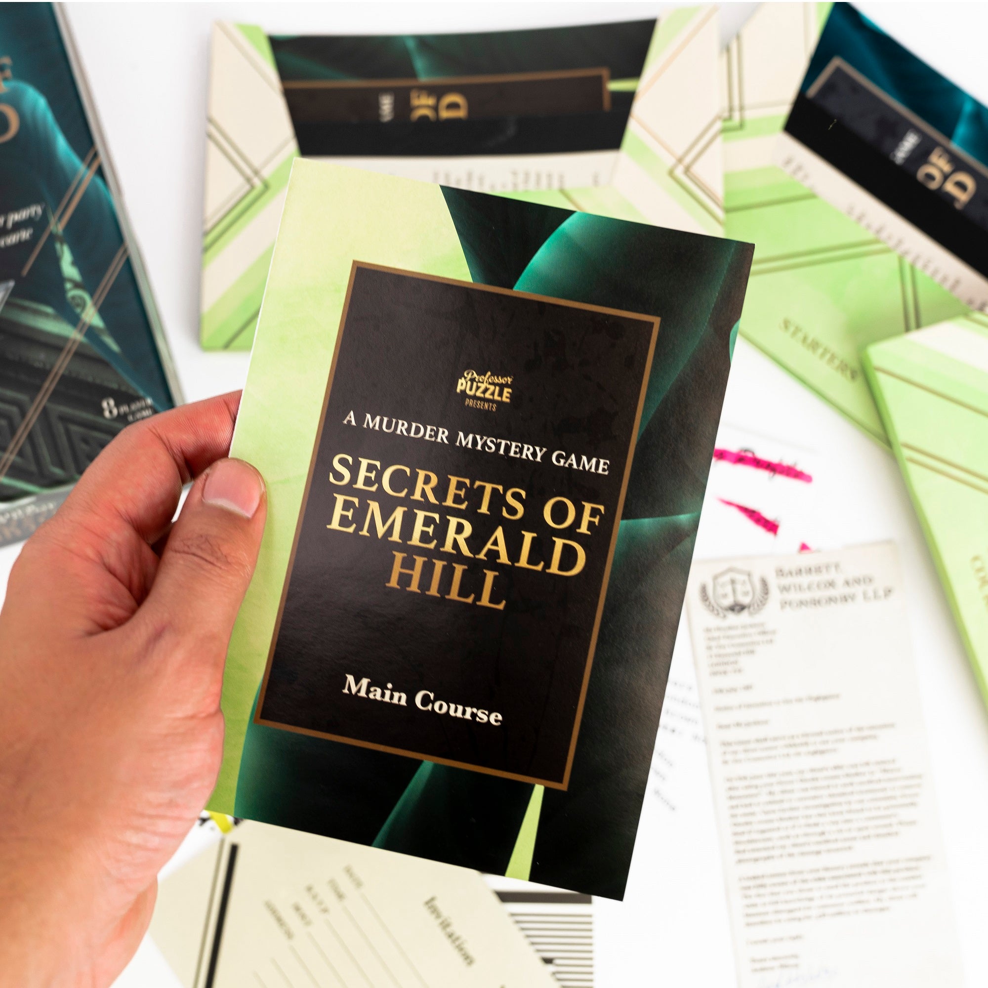 Secrets of Emerald Hill Murder Mystery Game