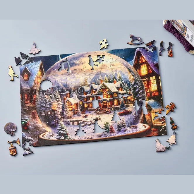 Snow Globe Village Jigsaw Puzzle