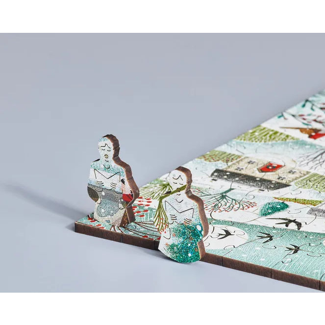 Snowy Church Choir Jigsaw Puzzle