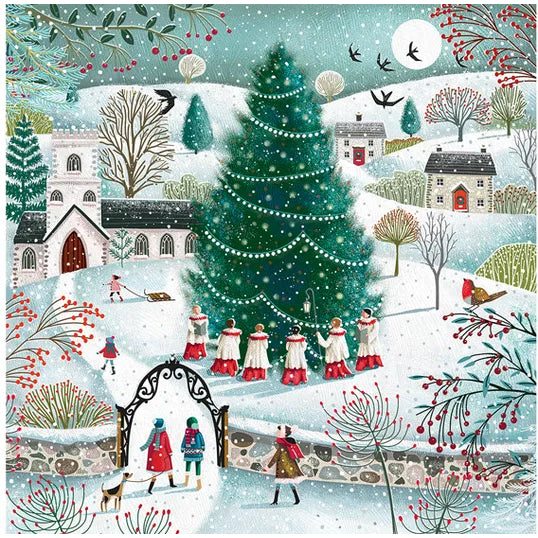 Snowy Church Choir Jigsaw Puzzle