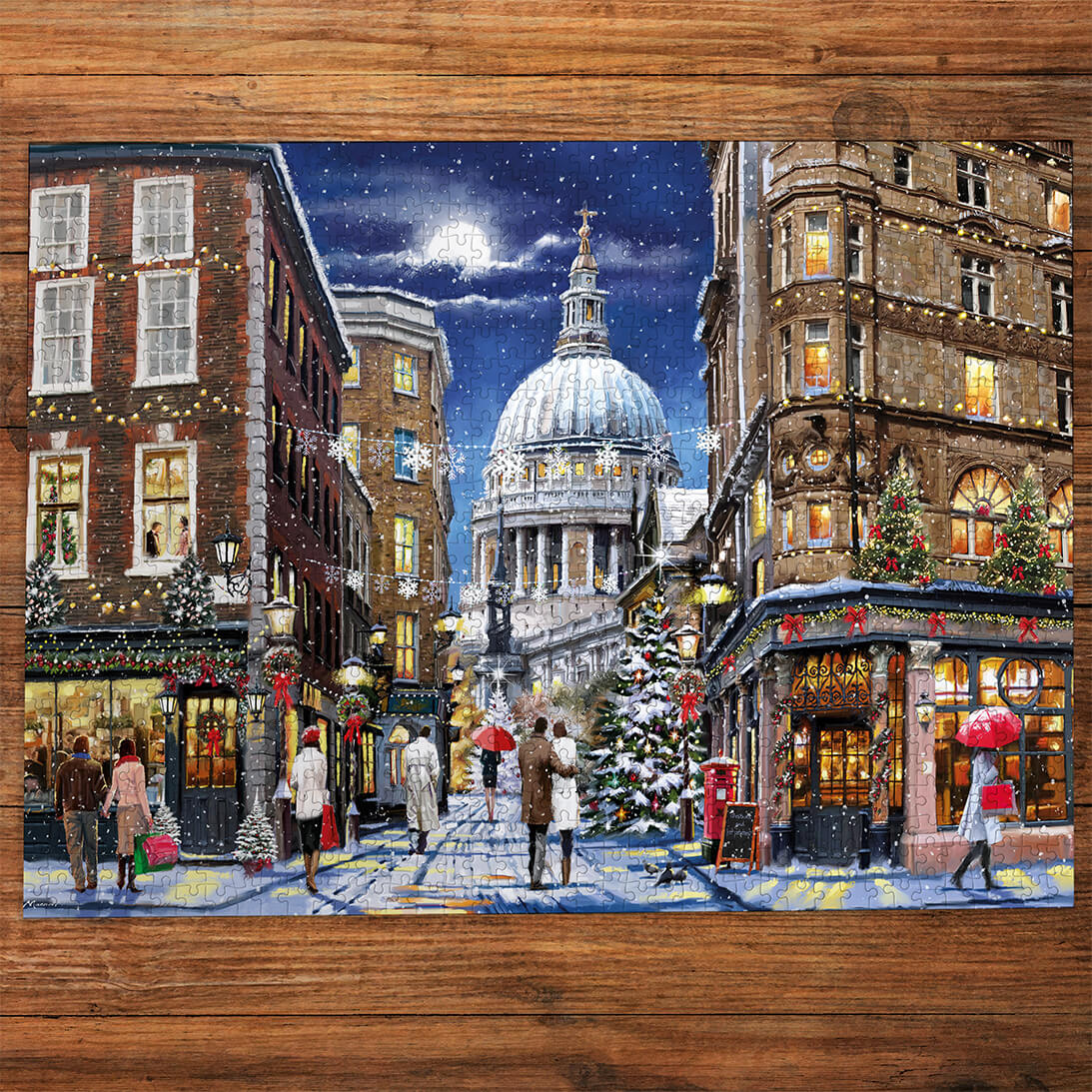 St Pauls At Chrismtas Jigsaw - 1000 Pieces