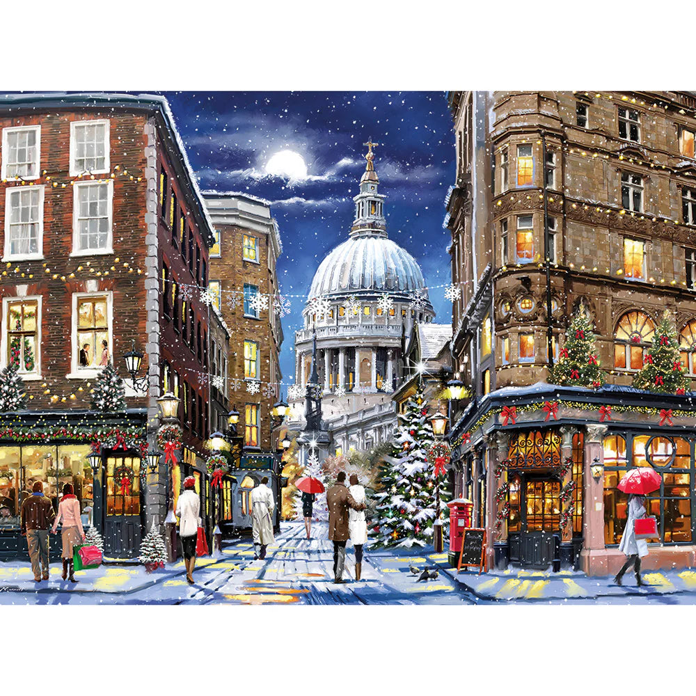 St Pauls At Chrismtas Jigsaw - 1000 Pieces
