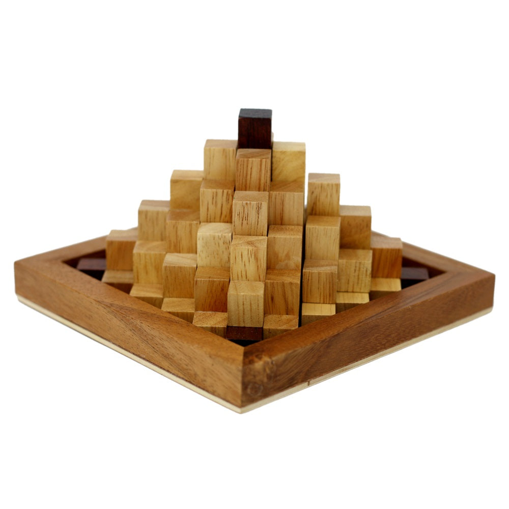 Step Pyramid Wooden Puzzle