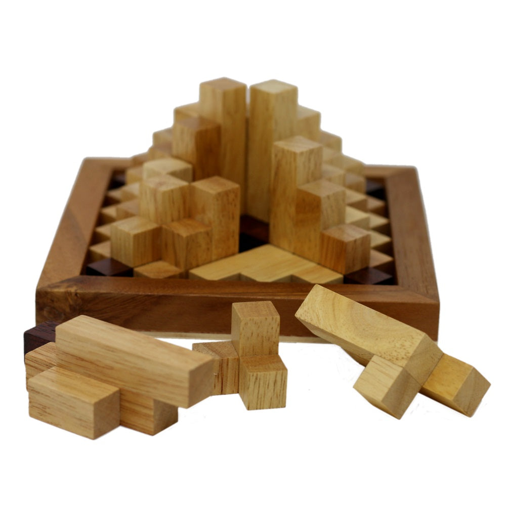 Step Pyramid Wooden Puzzle