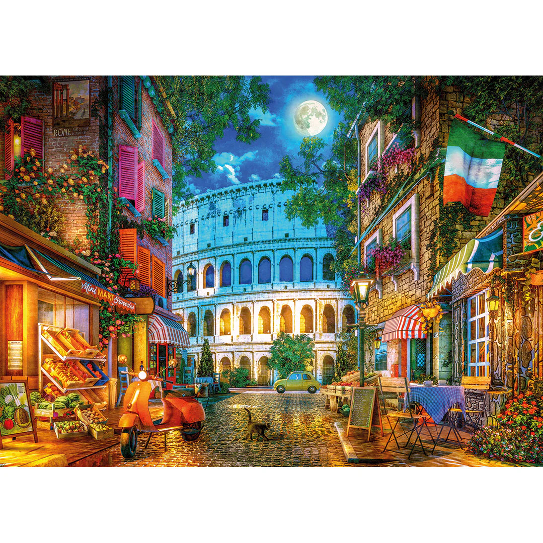 The Colosseum By Moonlight Jigsaw - 1000 Pieces
