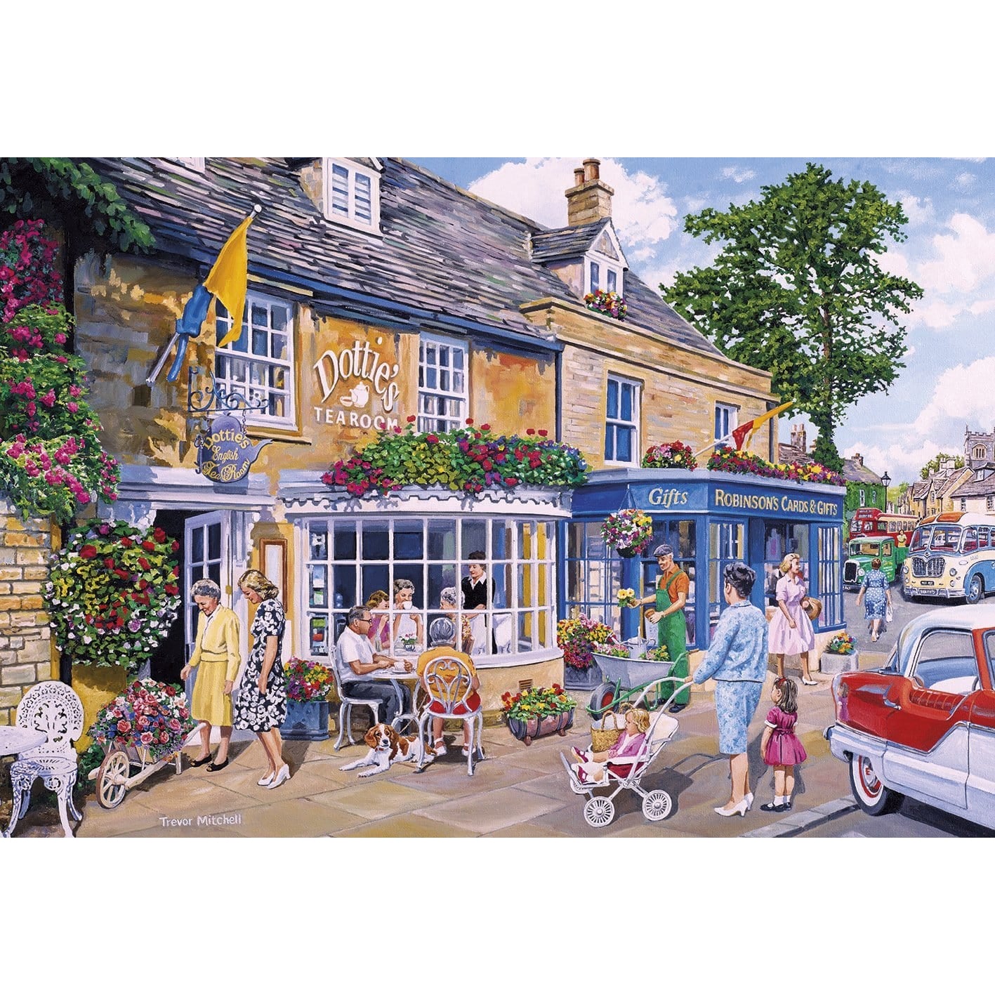 The Gardener's Round Jigsaws - 4 x 500 Pieces