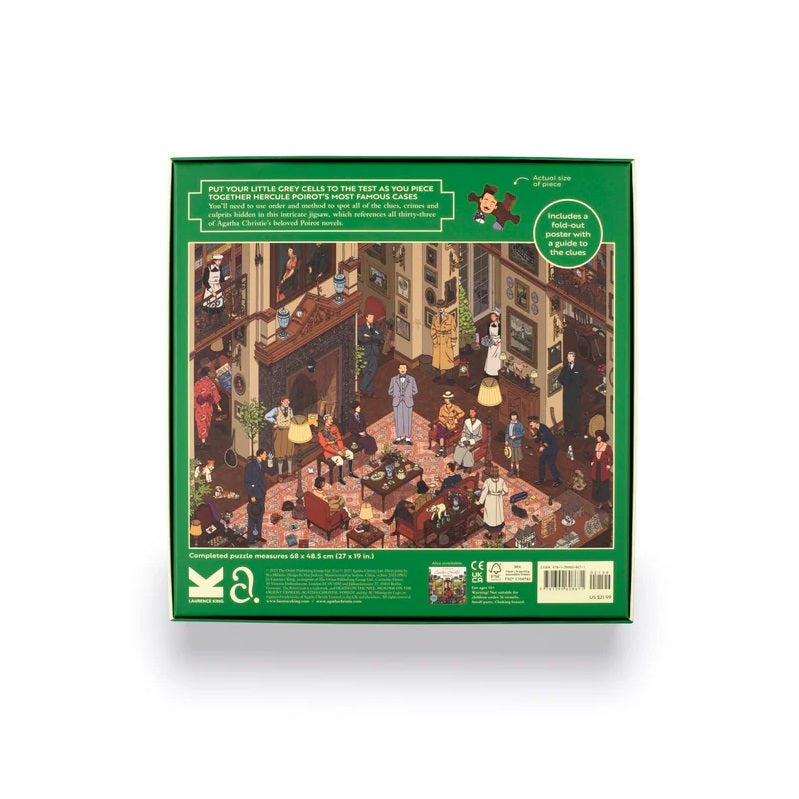 The World of Hercule Poirot Jigsaw - 1000 Piece