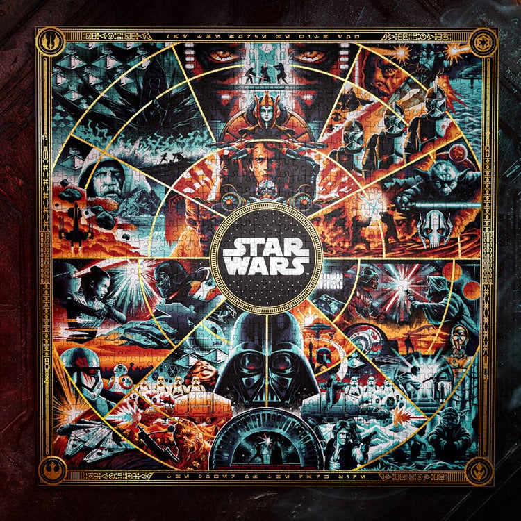 Star Wars Jigsaw - 1000 Pieces | Epic Skywalker Saga Puzzle