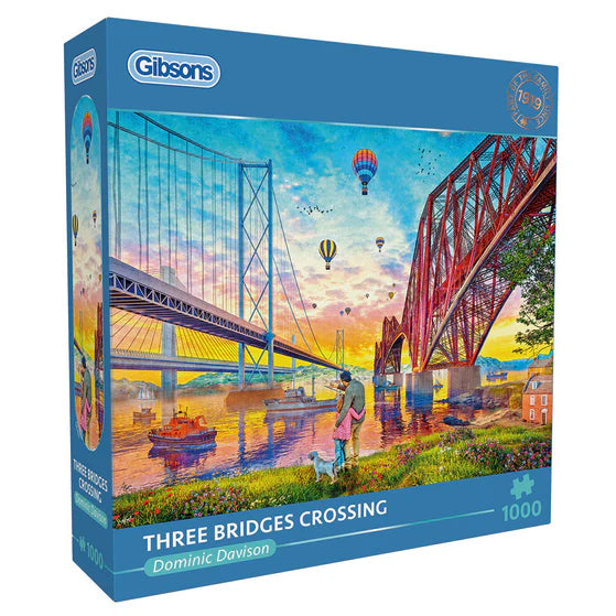 Three Bridges Crossing Jigsaw - 1000 Pieces