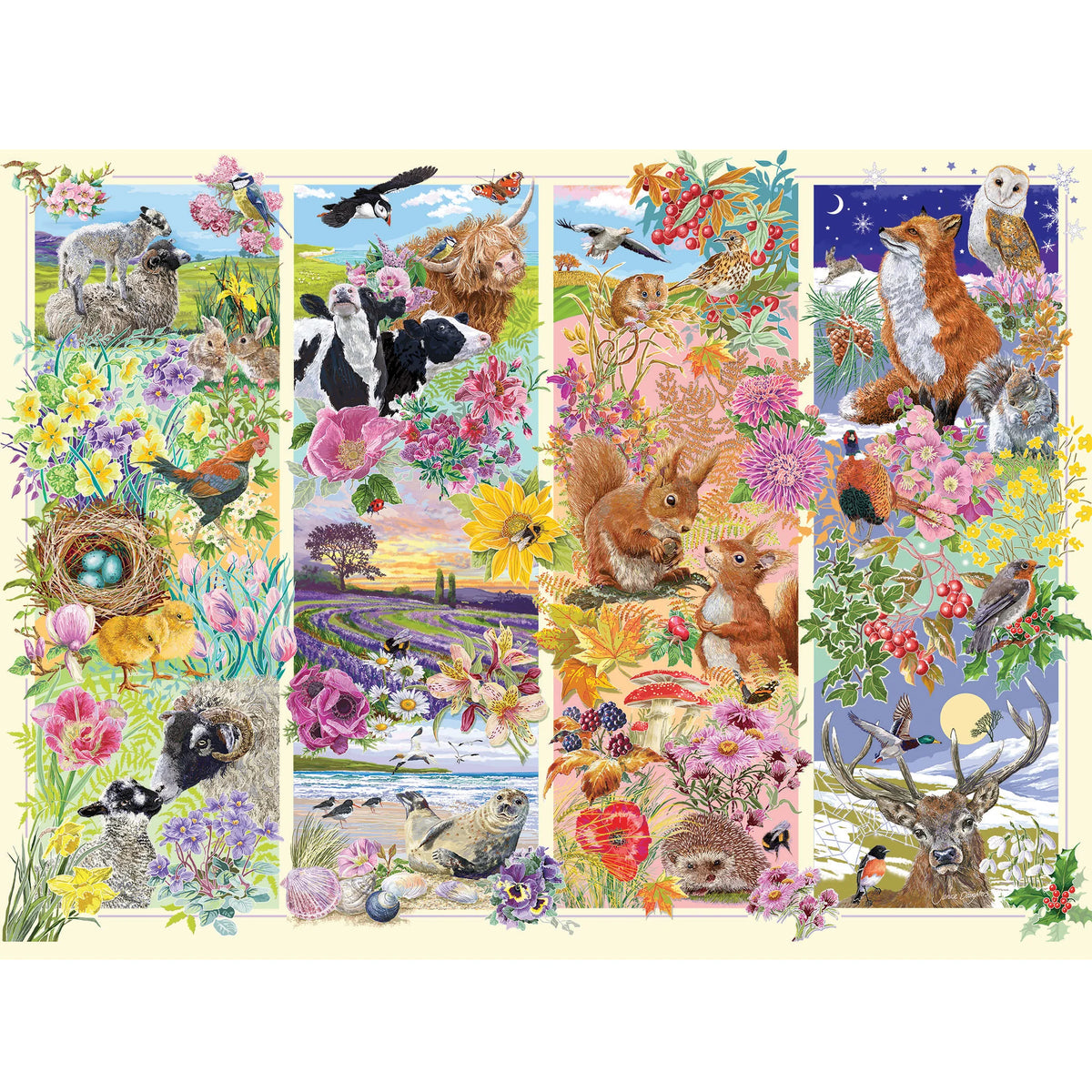 Through The Seasons Jigsaw - 1000 Pieces