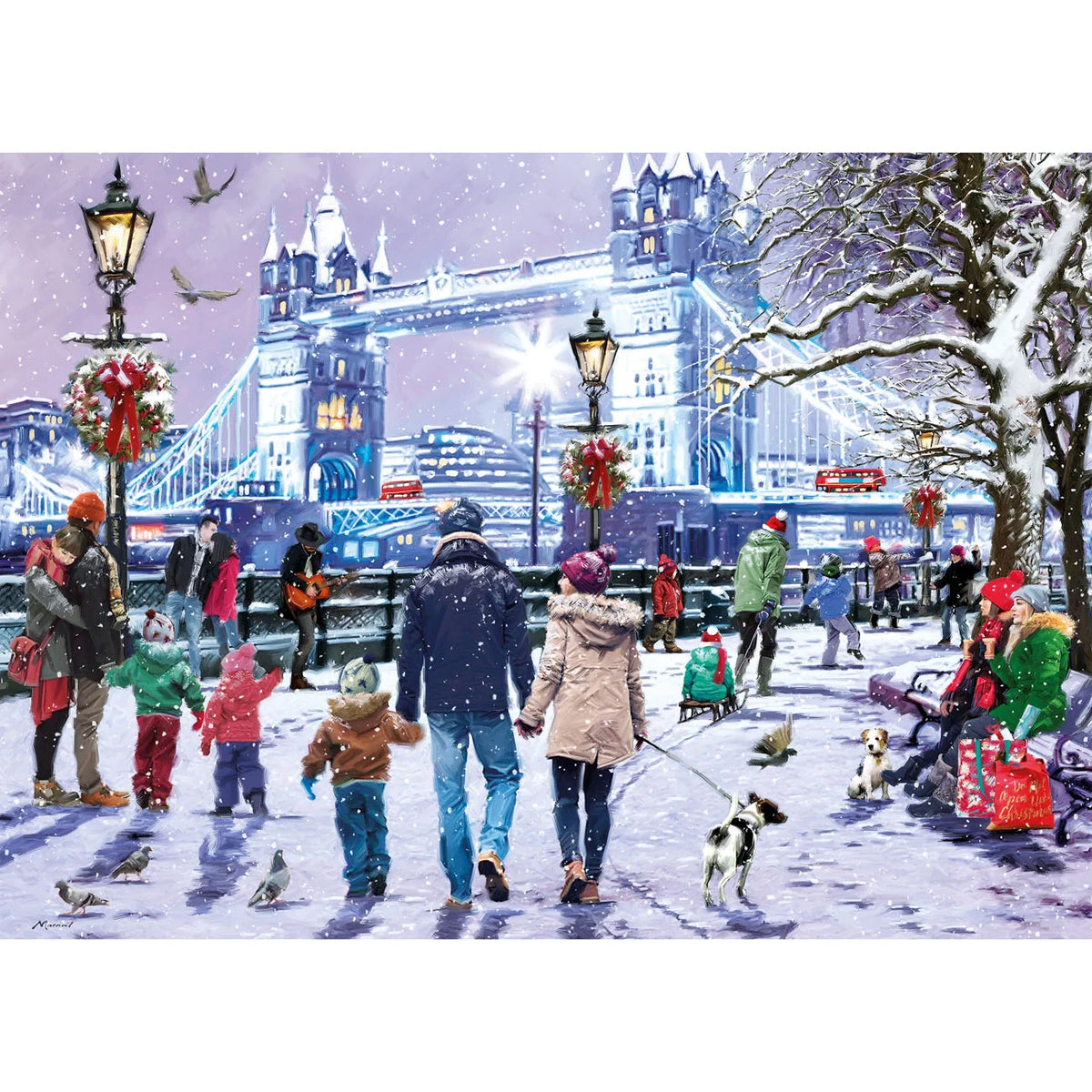 Tower Bridge At Christmas Jigsaw - 1000 Pieces