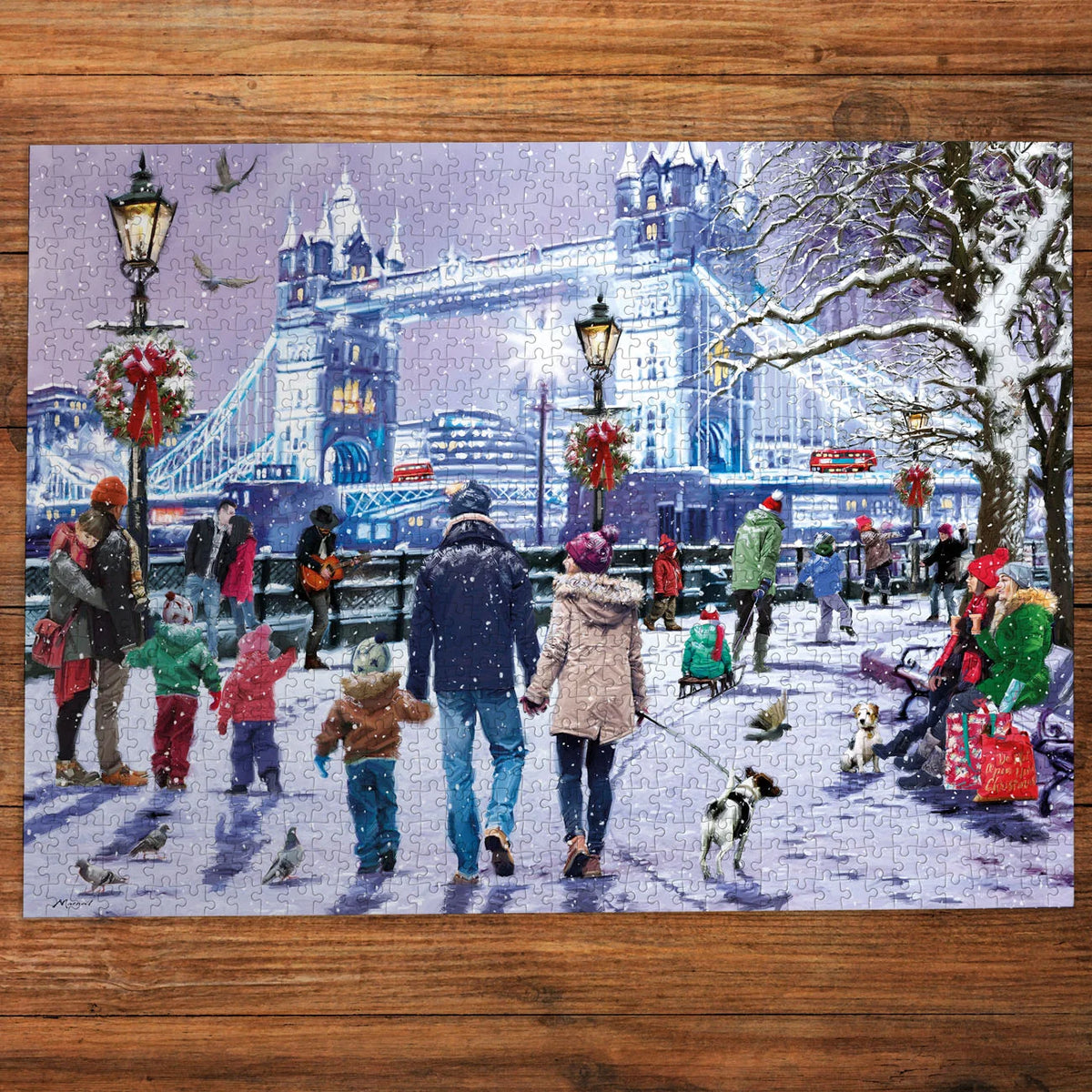 Tower Bridge At Christmas Jigsaw - 1000 Pieces