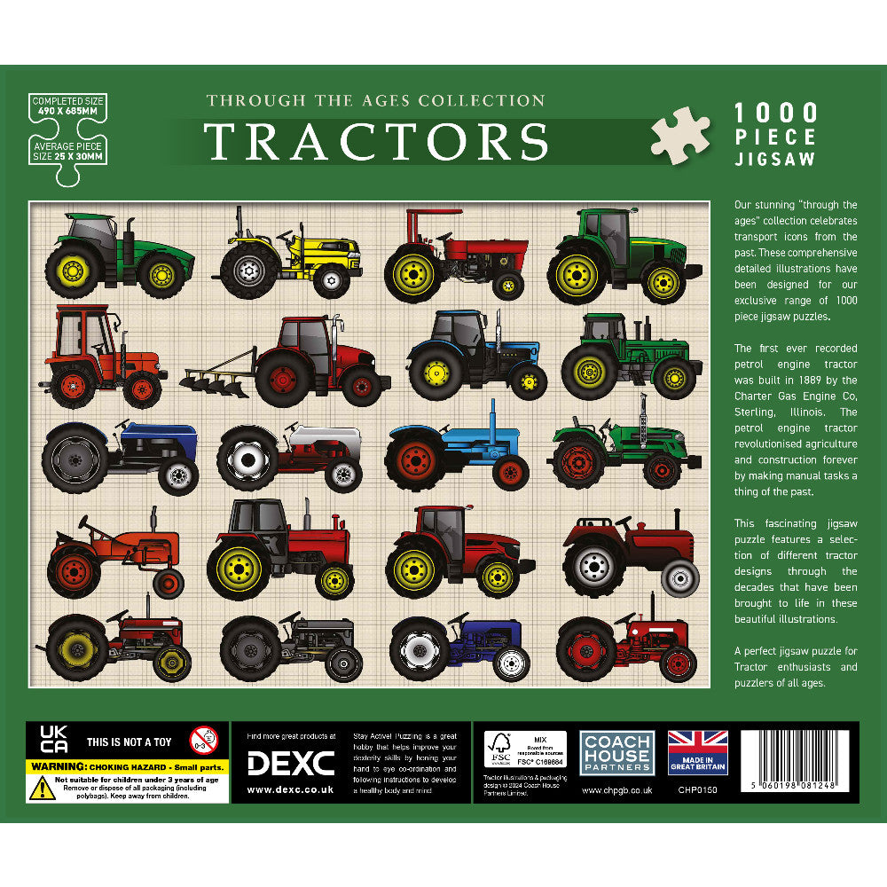 Tractors Jigsaw - 1000 Pieces