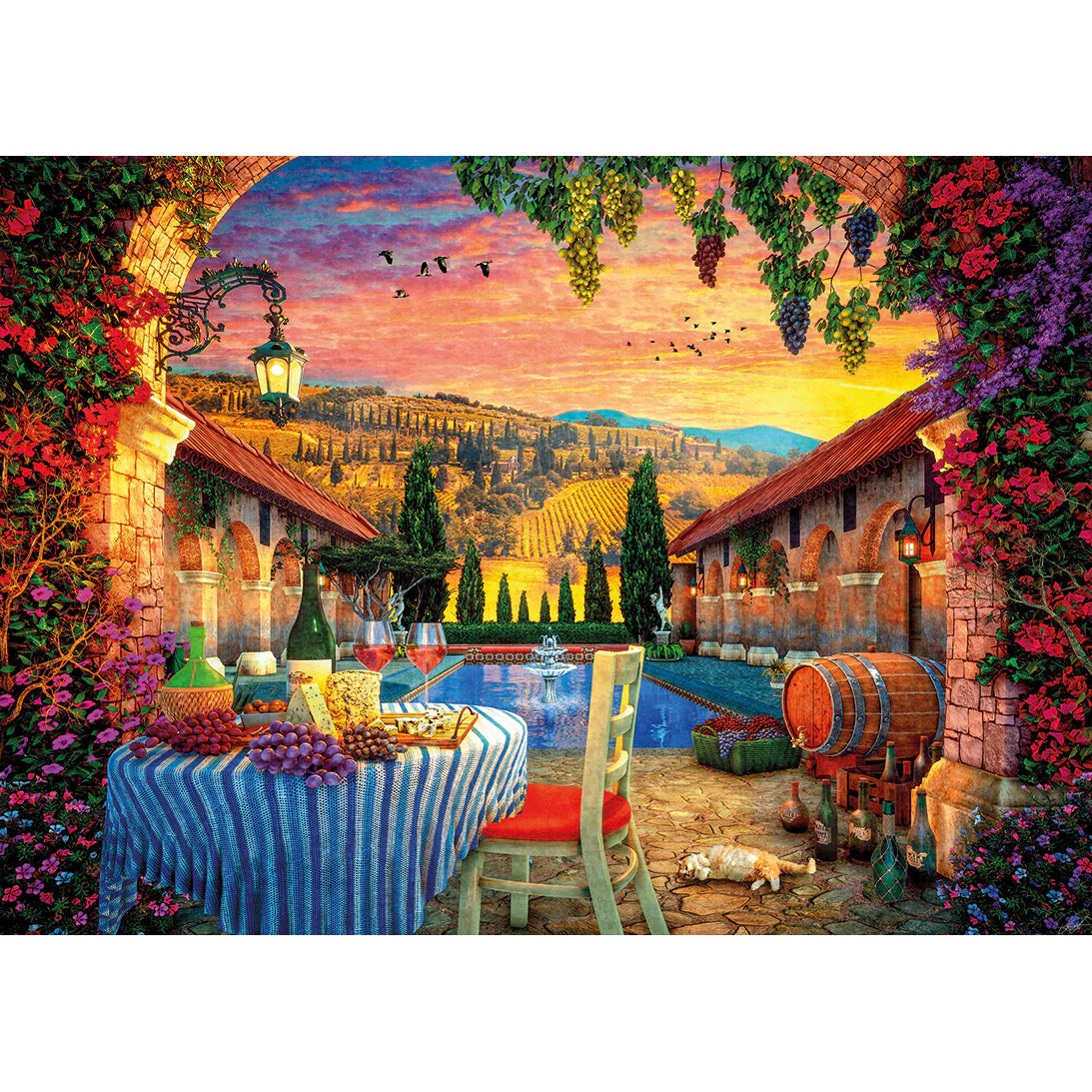 Tuscany Sunset Jigsaw - 1000 Pieces