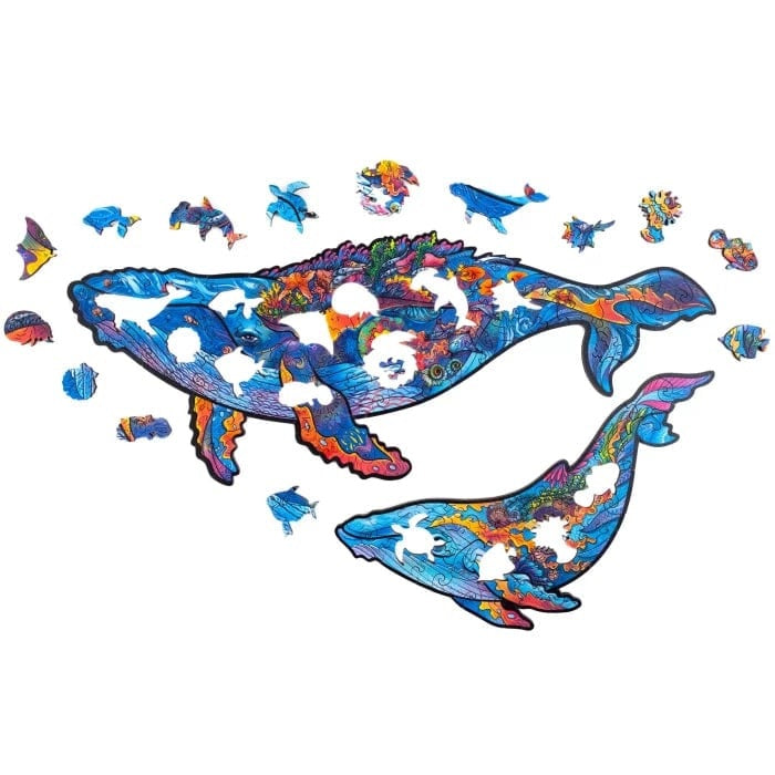 Milky Whales Wooden Jigsaw