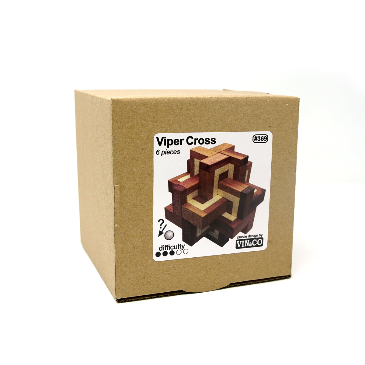 Viper Cross Wooden Puzzle