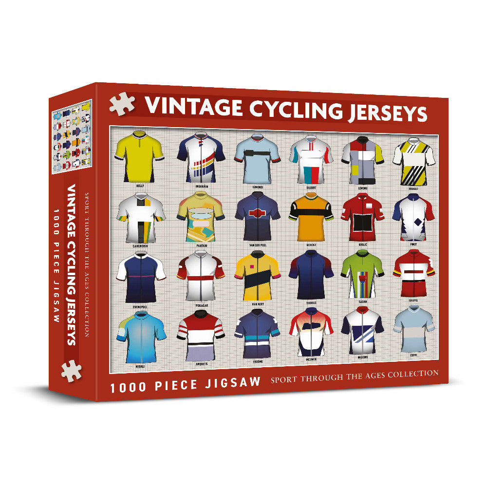 Vintage Cycling Jerseys Jigsaw - 1000 Pieces