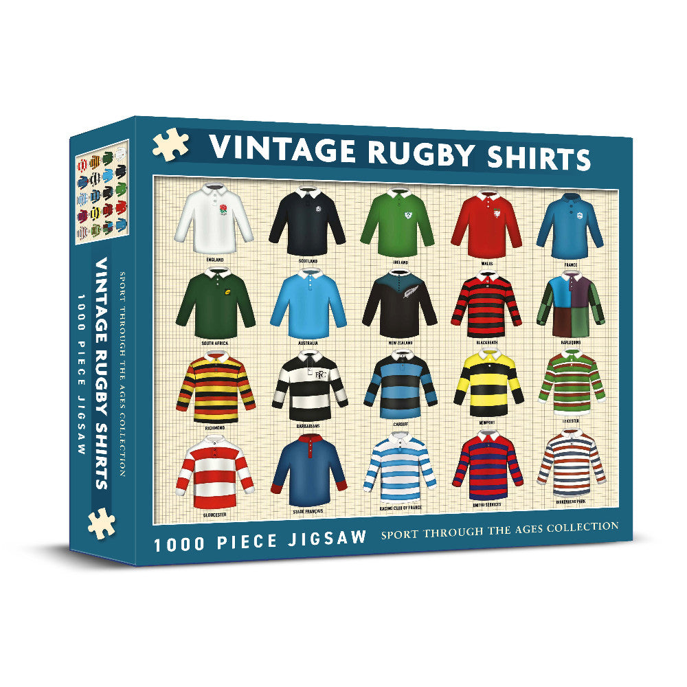 Vintage Rubgy Shirts Jigsaw - 1000 Pieces