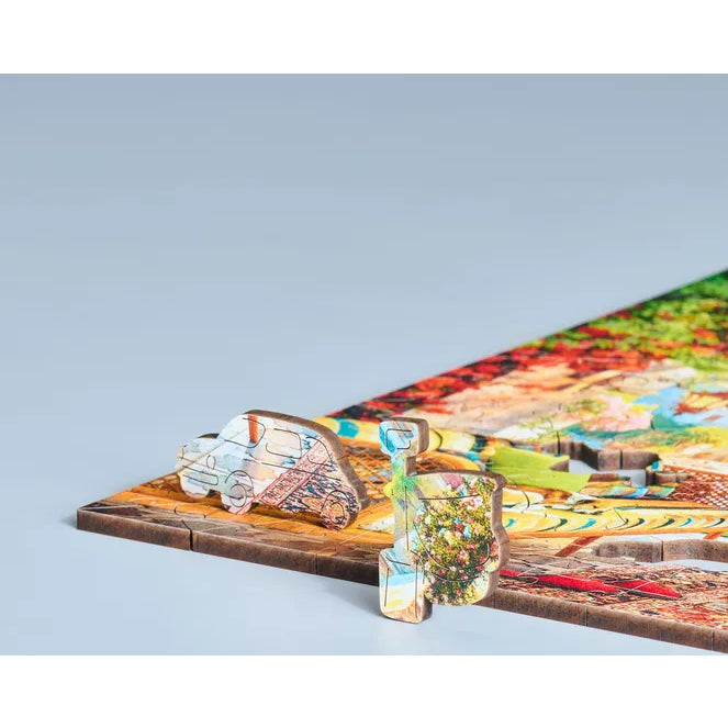 Mediterranean Terrace View Jigsaw Puzzle
