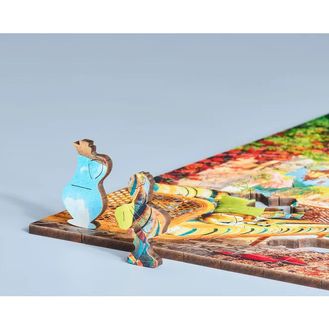 Mediterranean Terrace View Jigsaw Puzzle