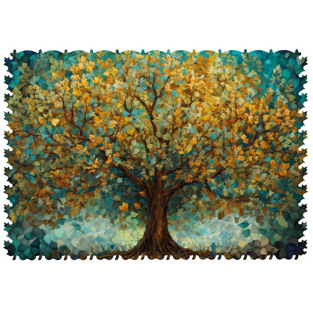 The Mosaic Tree Of Life Jigsaw Puzzle