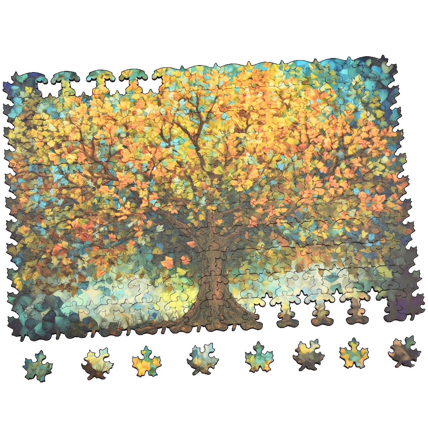 The Mosaic Tree Of Life Jigsaw Puzzle