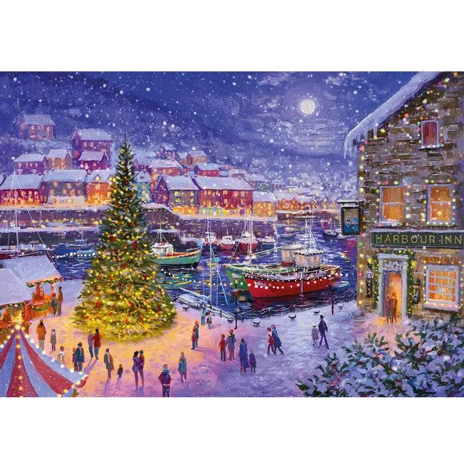 Winter Harbour Jigsaw Puzzle