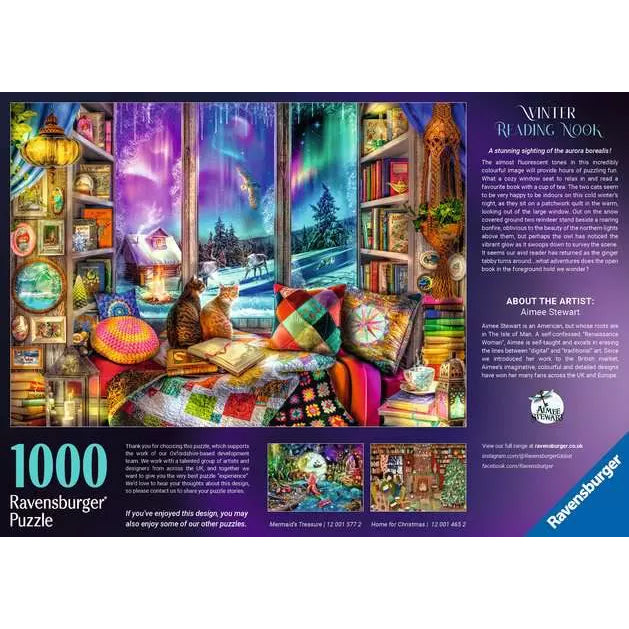 Winter Reading Nook Jigsaw - 1000 Pieces