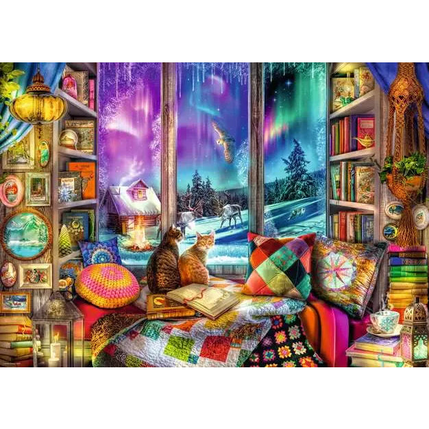 Winter Reading Nook Jigsaw - 1000 Pieces