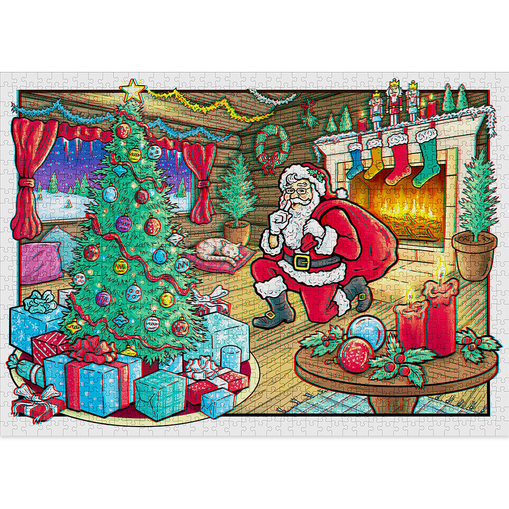 Christmas 3D Jigsaw Puzzle - 1000 Pieces