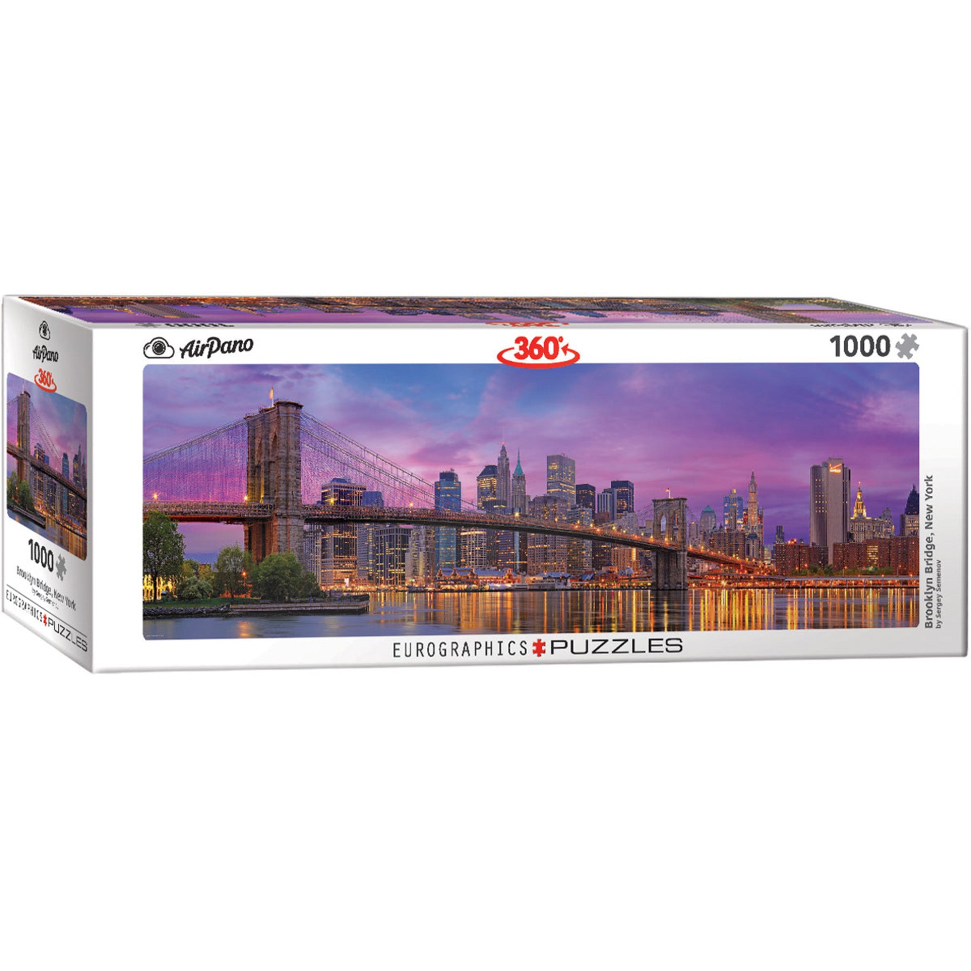 Brooklyn Bridge, New York Panoramic Jigsaw - 1000 Pieces