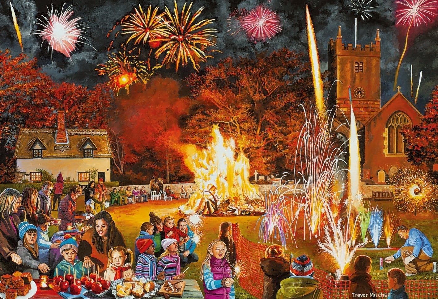 Village Celebrations Jigsaws - 4 x 500 Pieces