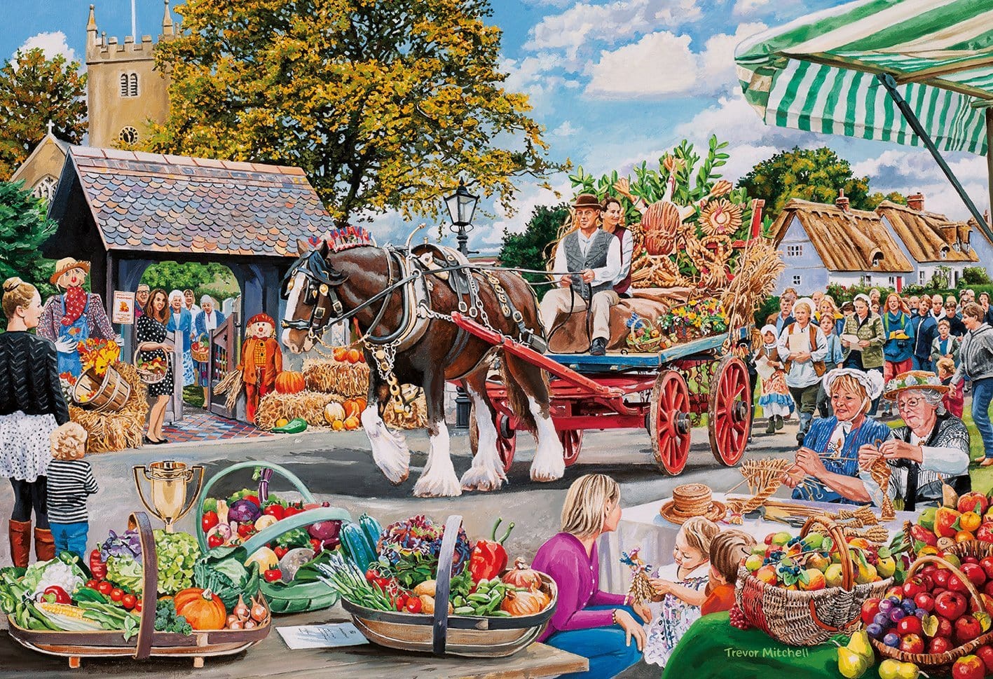 Village Celebrations Jigsaws - 4 x 500 Pieces