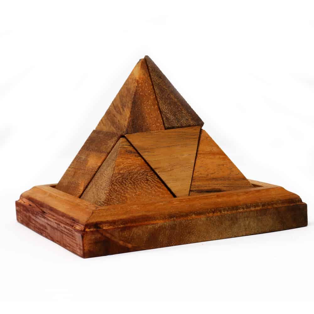 9 Piece Pyramid Puzzle