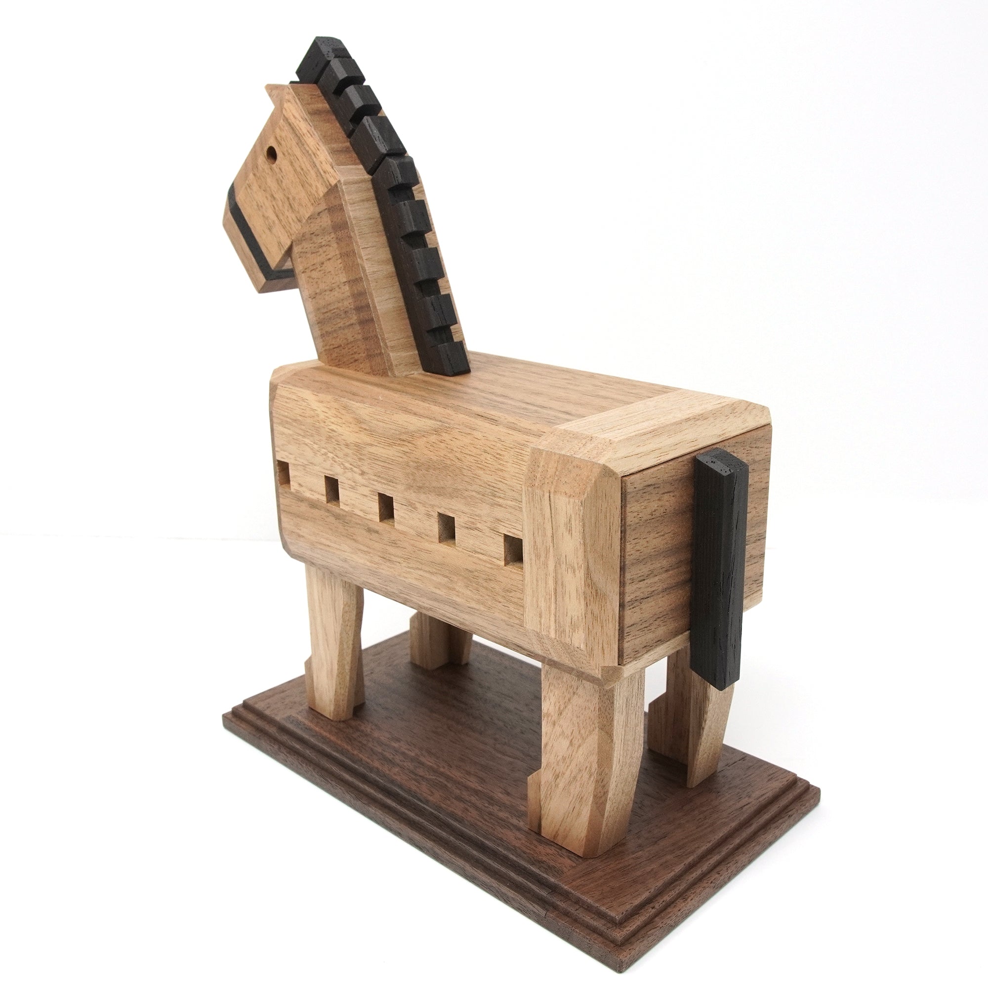 A Horse With A Warrior Puzzle Box